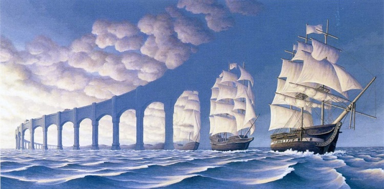 Ships or pillars